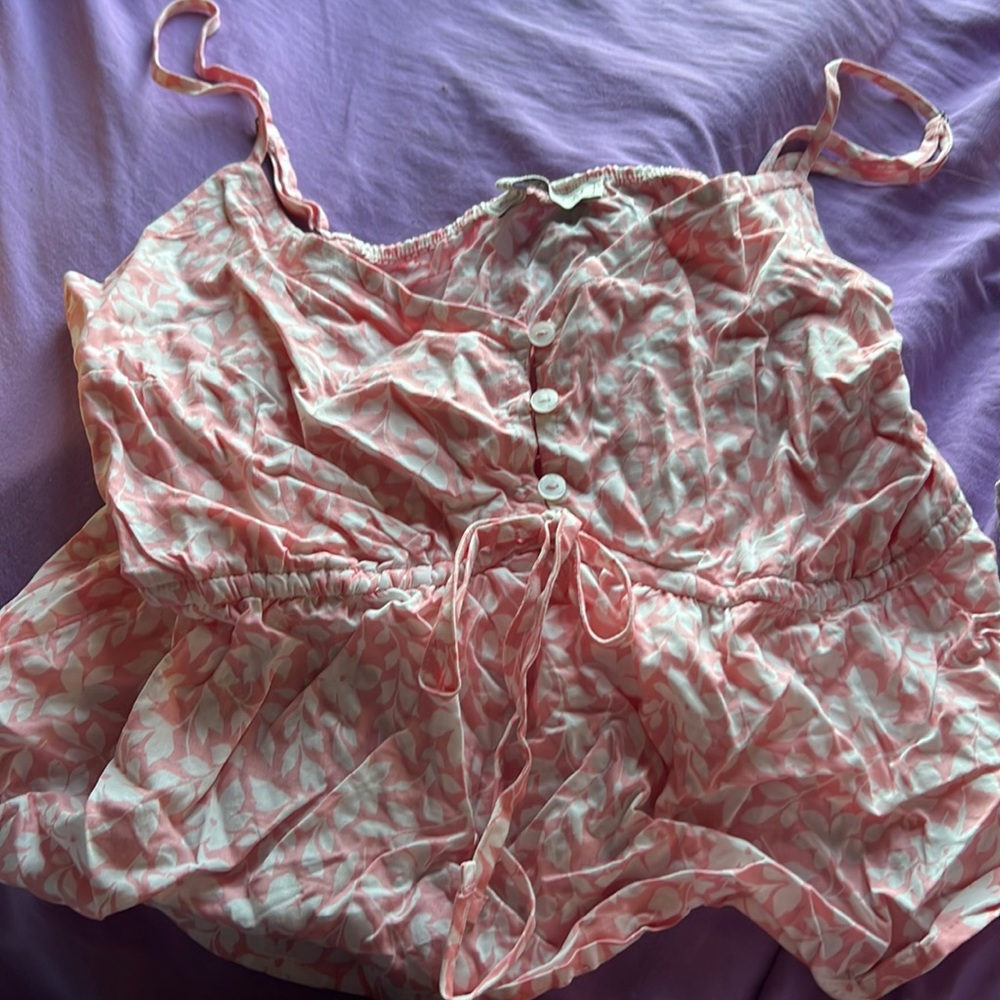 Abercrombie and Fitch pink shirt